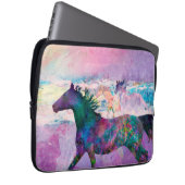 Wilde paardenpitten zijn het land laptop sleeve (Voorkant Rechts)