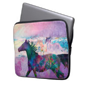 Wilde paardenpitten zijn het land laptop sleeve (Voorkant Links)