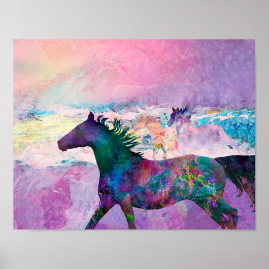 Wilde paardenpitten zijn het land poster (Voorkant)