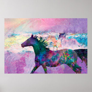 Wilde paardenpitten zijn het land poster