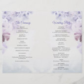  wilde paars en blauwe bloemen boho (Achterkant)