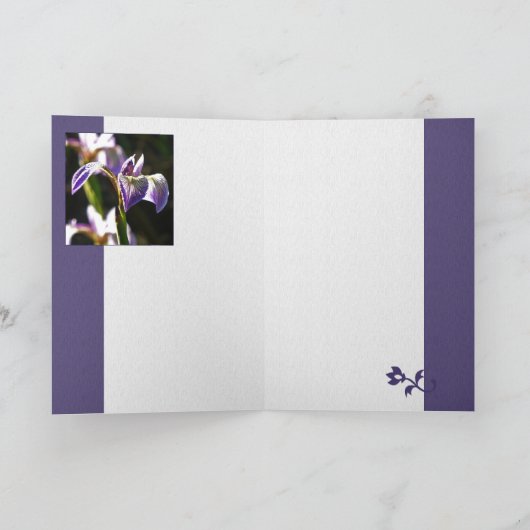 Wilde Paars Kaart (Binnen)