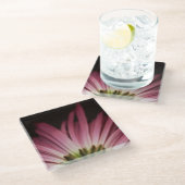 Wilde Paarse Daisy Glazen Onderzetter (Schuin)