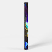 Wilde Paarse en Fuscia Alcohol Inkt iPhone Hoesje (Rechterkant)