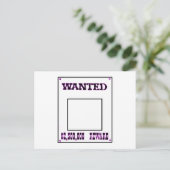 Wilde Paarse het museum Zazzle geschenken Briefkaart (Staand voorkant)