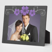 Wilde Paarse Rozen Chalkboard