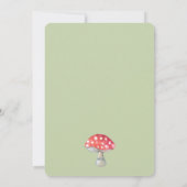 Wilde paddenstoel Baby shower (Achterkant)