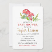 Wilde paddenstoel Baby shower (Voorkant)