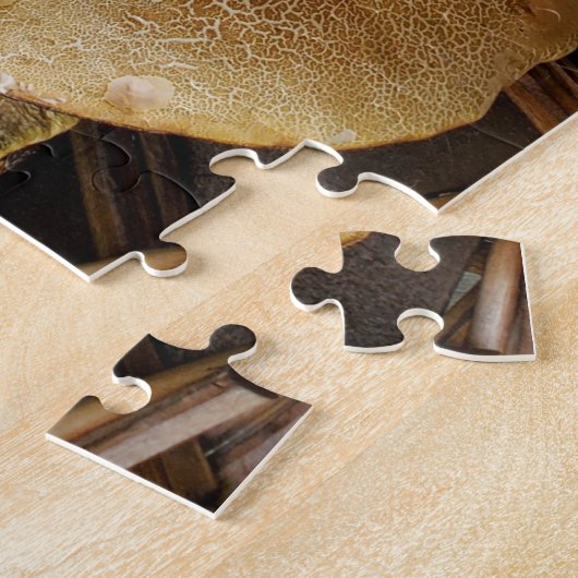 Wilde paddenstoel mandje Jigzaag Puzzle Legpuzzel (Zijkant)