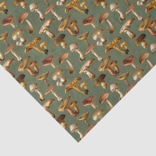 wilde paddenstoel tissuepapier (Detail)