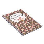 Wilde paddenstoelen, aangepast notitieboek (Rechterzijde)