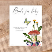 wilde paddenstoelen baby shower Boeken voor baby Poster