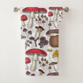 Wilde paddenstoelen bad handdoek (Insitu)