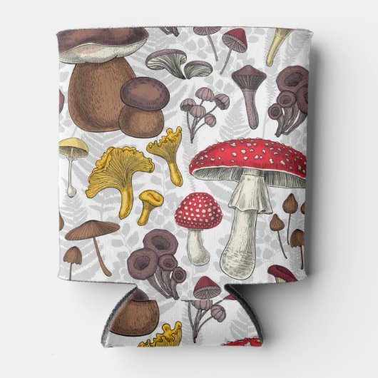 Wilde paddenstoelen blikjeskoeler (Voorkant)