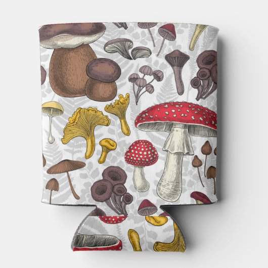 Wilde paddenstoelen blikjeskoeler (Achterkant)