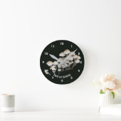 Wilde Paddenstoelen Bos Personalized Ronde Klok (Huis)