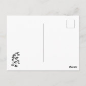 wilde paddenstoelen briefkaart (Achterkant)