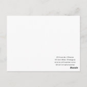 Wilde paddenstoelen briefkaart (Achterkant)