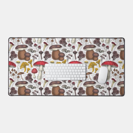 Wilde paddenstoelen bureaumat (Keyboard & Muis)