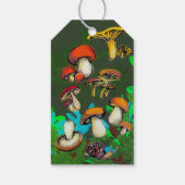 Wilde paddenstoelen cadeaulabel (Achterkant)