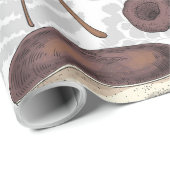 Wilde paddenstoelen cadeaupapier (Rol Hoek)