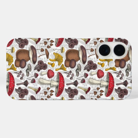 Wilde paddenstoelen Case-Mate iPhone case (Achterkant (horizontaal))