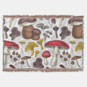 Wilde paddenstoelen deken (Voorkant)