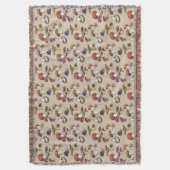 Wilde paddenstoelen deken (Voorkant Verticaal)