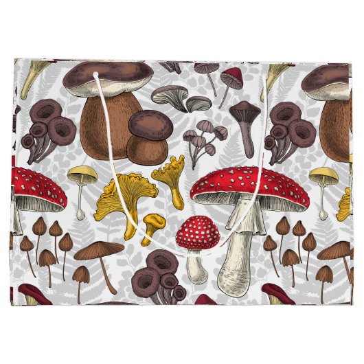 Wilde paddenstoelen groot cadeauzakje (Achterkant)