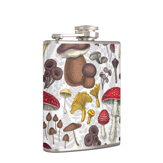 Wilde paddenstoelen heupfles (Rechts)