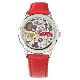 Wilde paddenstoelen horloge