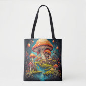 Wilde paddenstoelen in het bos tote bag (Voorkant)