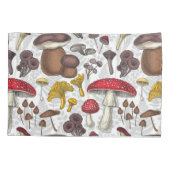 Wilde paddenstoelen kussensloop (Achterkant)