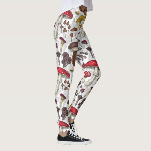 Wilde paddenstoelen leggings (Rechts)