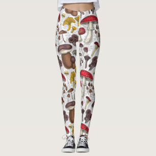 Wilde paddenstoelen leggings