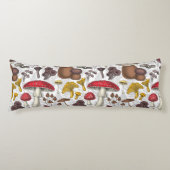 Wilde paddenstoelen lichaamskussen (Voorkant)