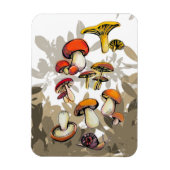 wilde paddenstoelen magneet (Verticaal)