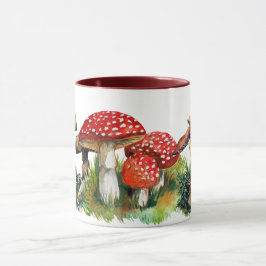 Wilde paddenstoelen mok