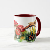 Wilde paddenstoelen mok (Voorkant rechts)