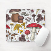 Wilde paddenstoelen muismat (Met muis)