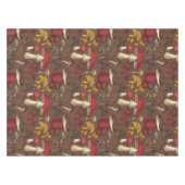 Wilde paddenstoelen op bruin tafelkleed (Voorkant (Horizontaal))