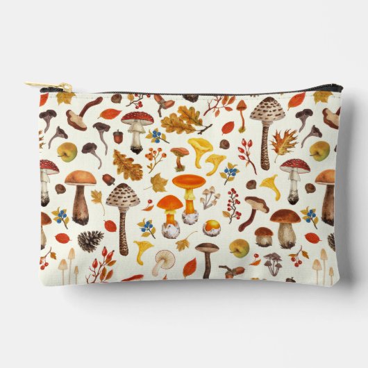 Wilde paddenstoelen op wit etui (Voorkant)