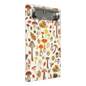 Wilde paddenstoelen op wit mini klembord (Schuin)