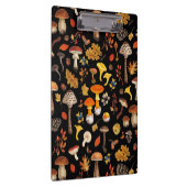 Wilde paddenstoelen op zwart klembord (Rechts)