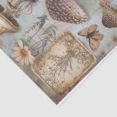 WILDE PADDENSTOELEN POSTER DECOUPAGE TISSUE PAPIER (Detail)