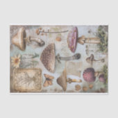 WILDE PADDENSTOELEN POSTER DECOUPAGE VLOEIPAPIER TISSUEPAPIER (Voorkant)