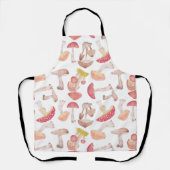 Wilde paddenstoelen schort (Voorkant)