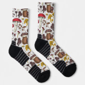 Wilde paddenstoelen sokken (Rechts)