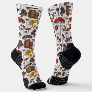 Wilde paddenstoelen sokken