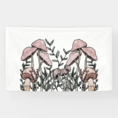 Wilde paddenstoelen spandoek (Horizontaal)